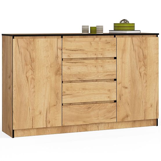 SIDEBOARD K160 2D 4DR CLP PK CRAFT OAK