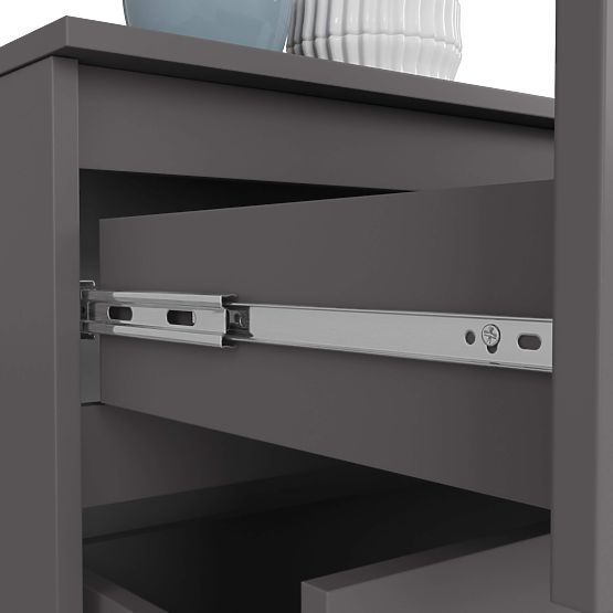 SIDEBOARD K160 4DR CLP PK GRAPHITE GRAY