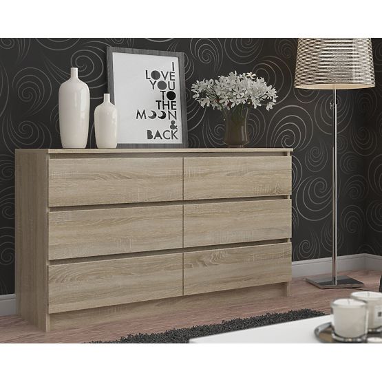SIDEBOARD K160 6SZ CLP PK OAK SONOMA