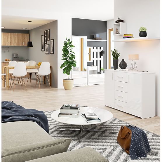 SIDEBOARD K45 PK WHITE GLOSS