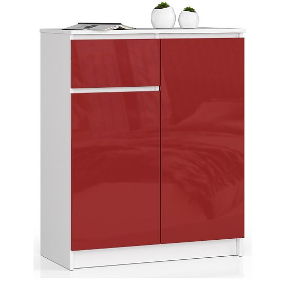 SIDEBOARD K80 2D 1SZ CLP PK RED GLOSS