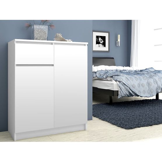SIDEBOARD K80 2D 1SZ CLP PK WHITE
