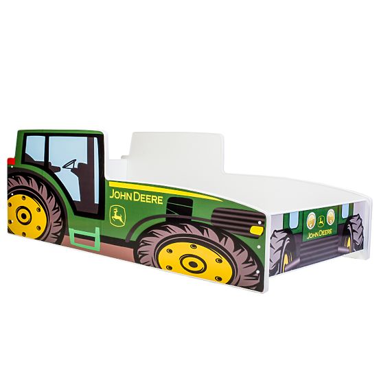 Single Bed Green Tractor 140x70 with Mattress