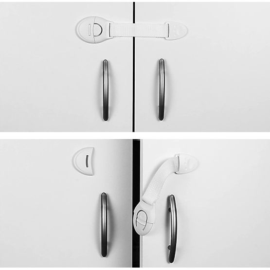 SIPO Child lock for furniture with strap - 10 pcs