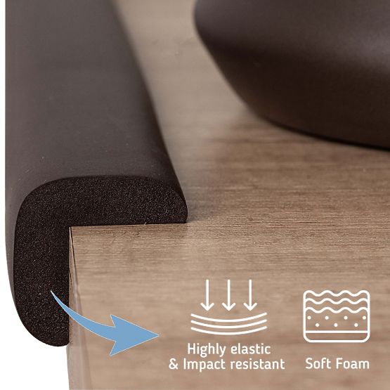 SIPO Protective tape for furniture edges, brown - 1 pc