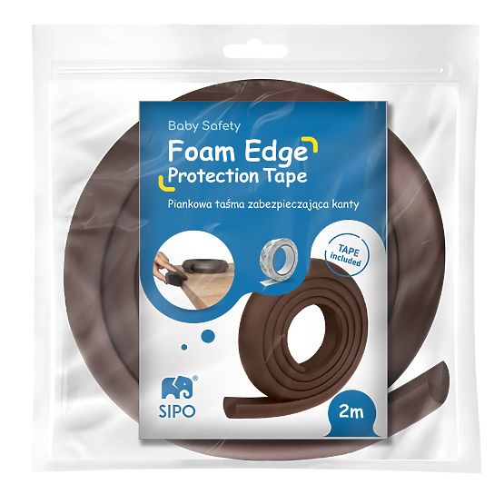 SIPO Protective tape for furniture edges, brown - 1 pc