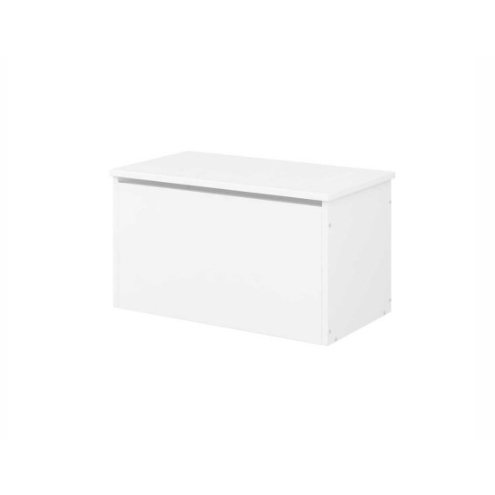 Wooden chest for LULU toys - smooth white