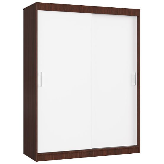 SLIDING WARDROBE 150 cm CLP MONO WENGE/WHITE