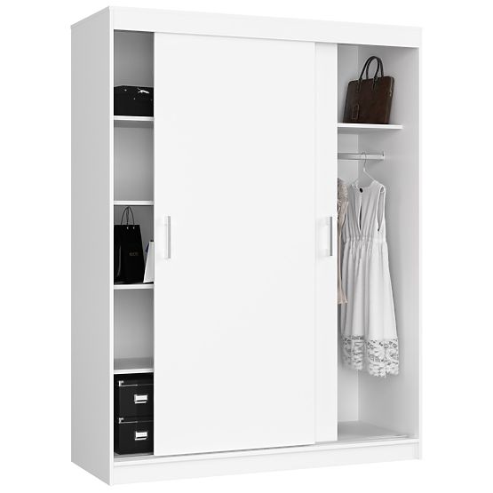 SLIDING WARDROBE 150 cm CLP MONO WHITE