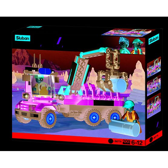 Sluban Town Farm Construction Set M38-B0778 - Tractor with Log Trailer