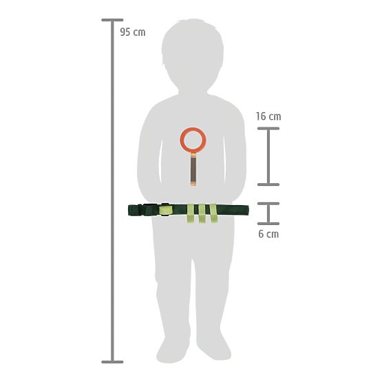 small foot Belt with Accessories for Explorers Discover