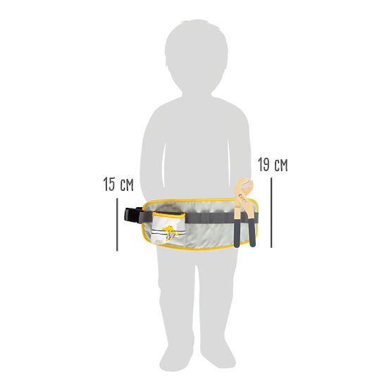 small foot Belt with Adjustable Strap and Tools Miniwob