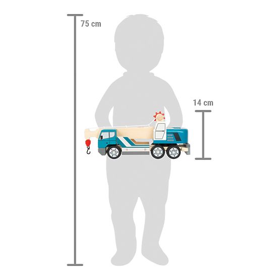 small foot Cargo Crane with Pallet