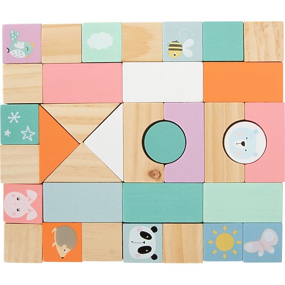 small foot Cart with Blocks