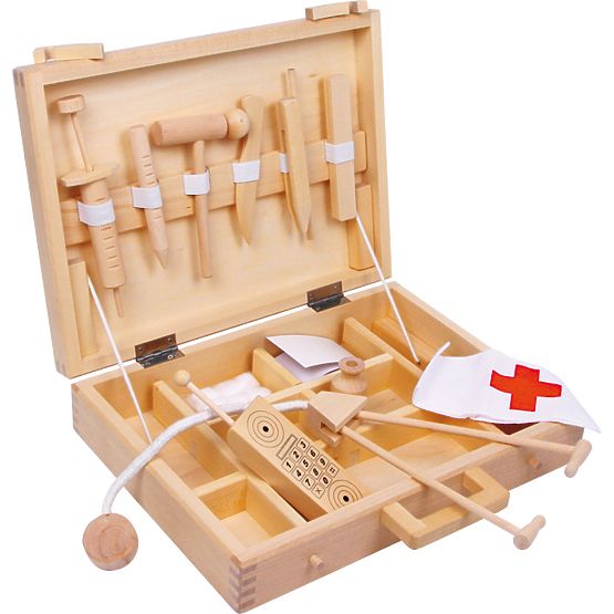 small foot Children's Wooden Doctor's Case