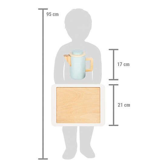 small foot Coffee and Tea Set