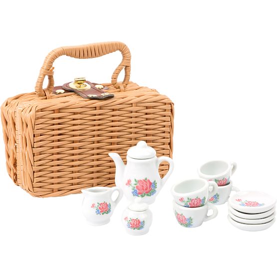 small foot Coffee Set in a Suitcase