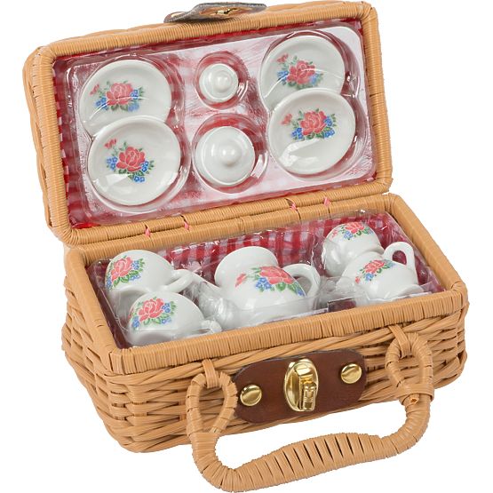 small foot Coffee Set in a Suitcase