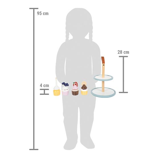 small foot Cupcake Stand