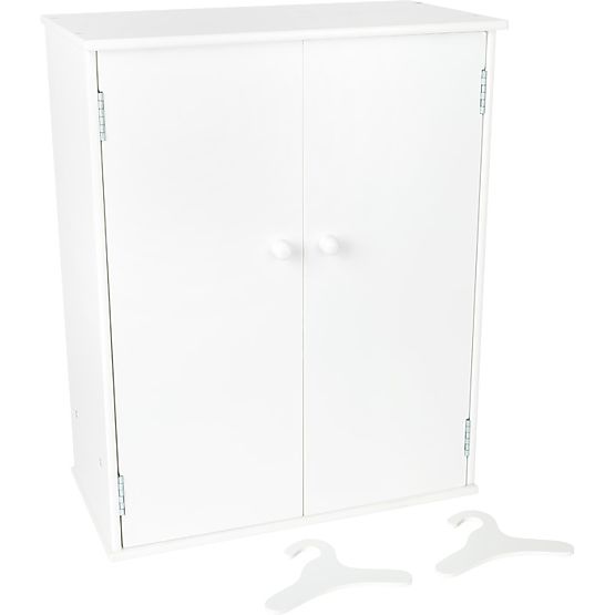 Small Foot Doll Wardrobe White - Damaged Packaging