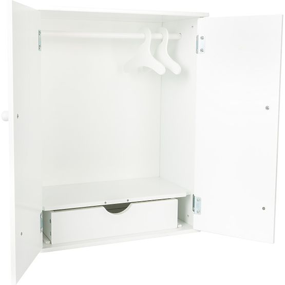 Small Foot Doll Wardrobe White - Damaged Packaging