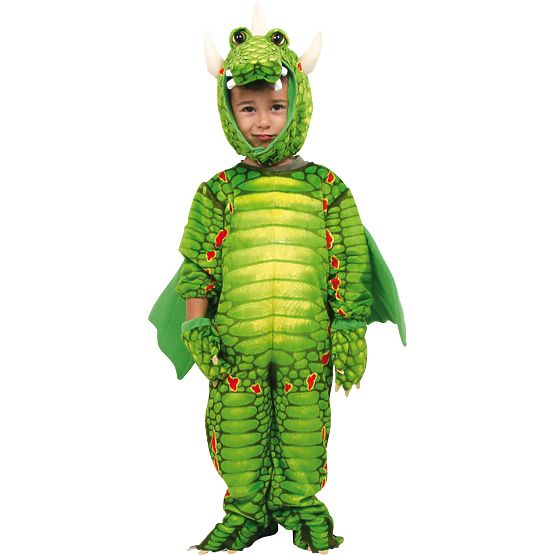 small foot Dragon Costume Green