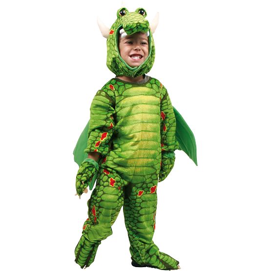 small foot Dragon Costume Green