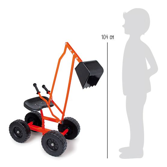 Small Foot Excavator with wheels