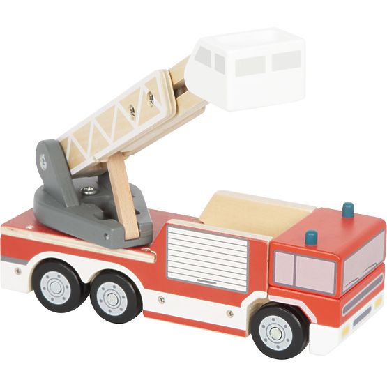 small foot Fire Truck with Rotating Ladder