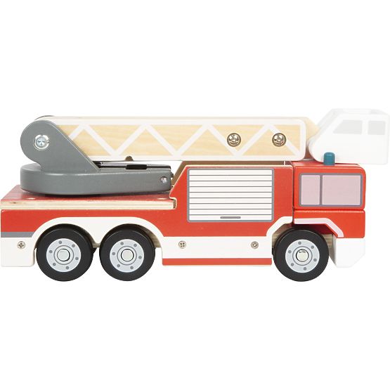 small foot Fire Truck with Rotating Ladder