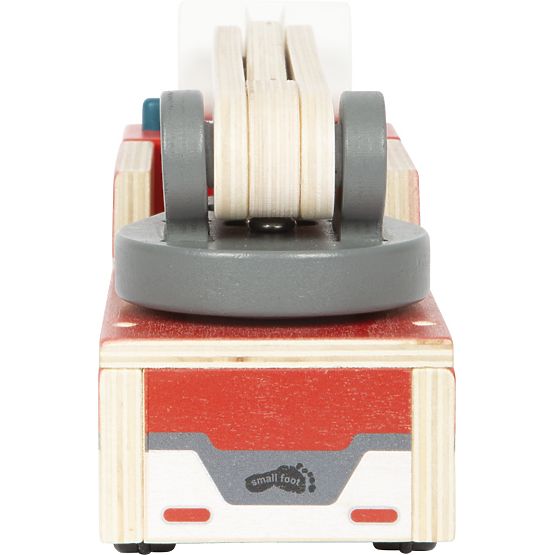 small foot Fire Truck with Rotating Ladder