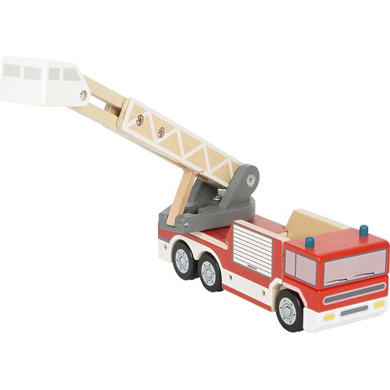 small foot Fire Truck with Rotating Ladder