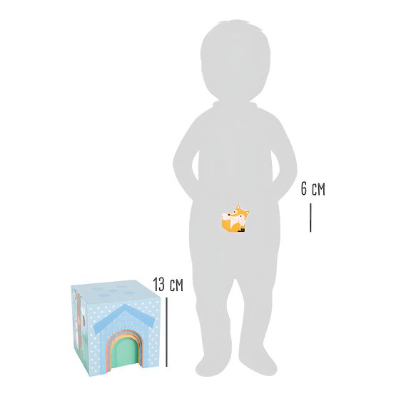 Small Foot Folding tower pastel with animals