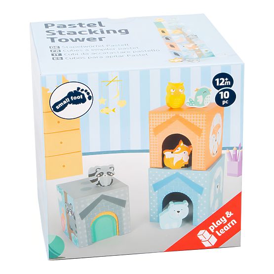 Small Foot Folding tower pastel with animals