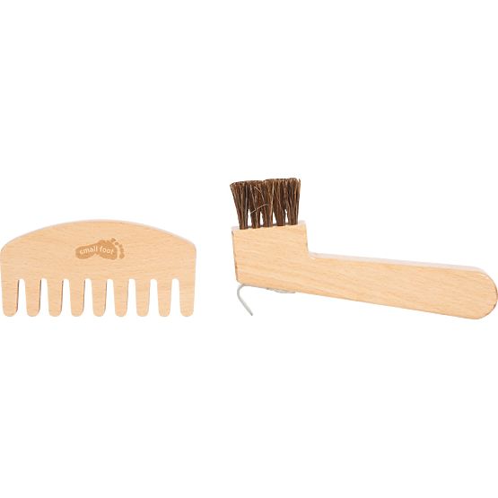 small foot Horse Care Set with Red Bag