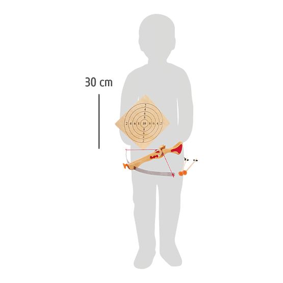 Small Foot Large crossbow with arrows and target