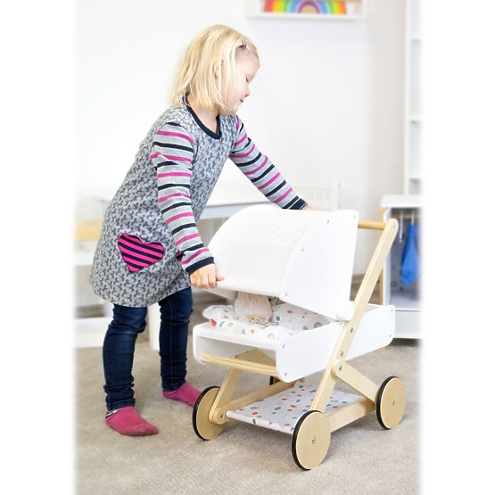 small foot Little Button Stroller