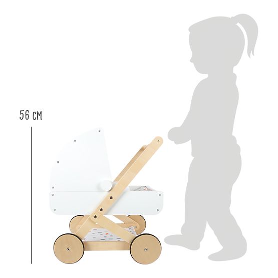 small foot Little Button Stroller