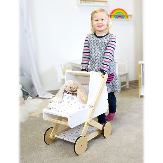 small foot Little Button Stroller