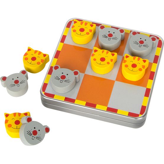 small foot Magnetic Tic-Tac-Toe Cat and Mouse