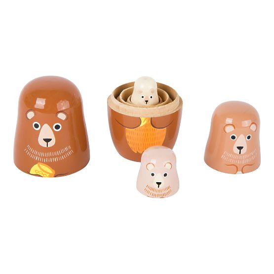 Small Foot Matryoshka bear family