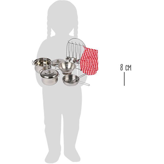 small foot Metal Cookware Set Gustav