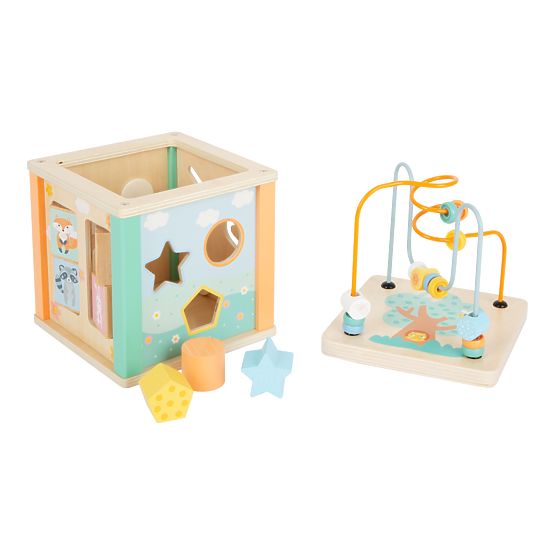 Small Foot Motor cube in pastel colors