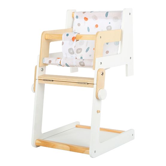 small foot Multifunctional Doll High Chair Little Button