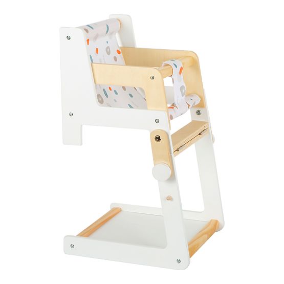 small foot Multifunctional Doll High Chair Little Button