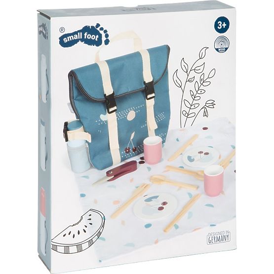 small foot Picnic Backpack with Accessories Tasty