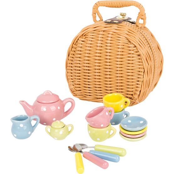 Small Foot Picnic case tea party 17 pieces
