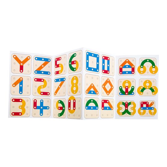 Small Foot Puzzle game Letters and numbers