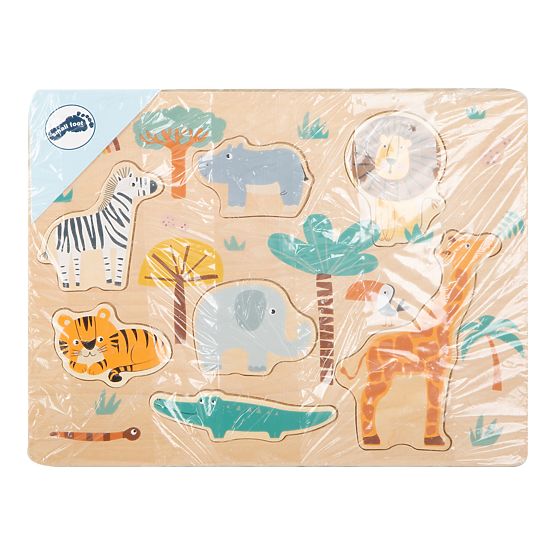 Small Foot Insert wooden puzzle Safari