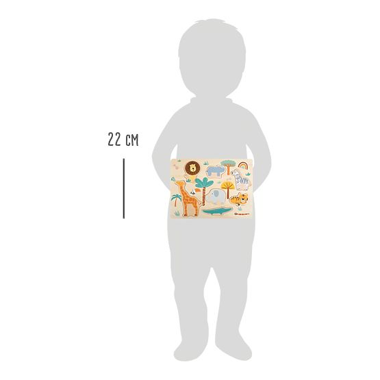 Small Foot Insert wooden puzzle Safari